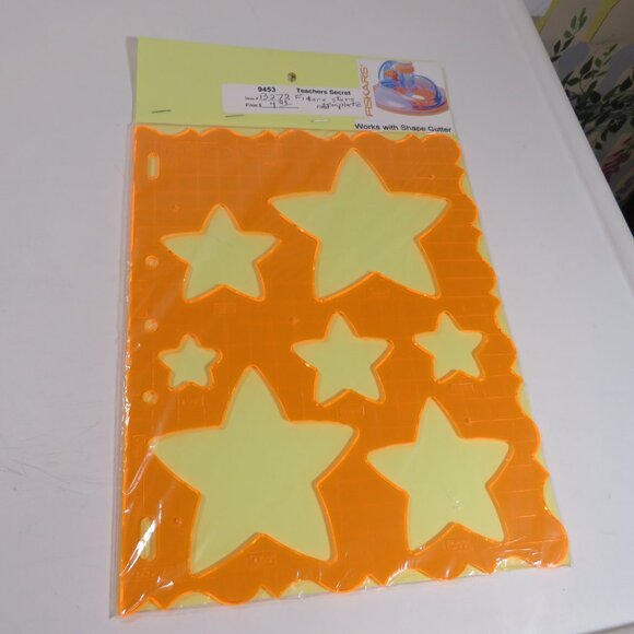 FISKARS “Shape Template” (4) Rectangles, Shapes #2, Stars, Ovals - Picture 9 of 10